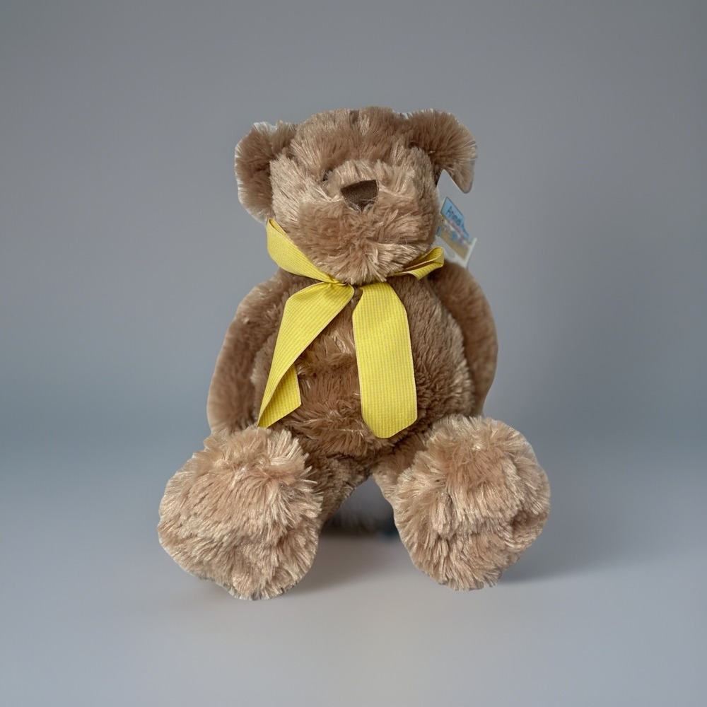 Animal Alley Plush Teddy Bear Tan Floppy Shaggy Stuffed Animal 14" New With Tags